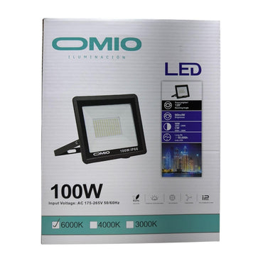 Foco Reflector Omio Lux 100w Led Frío/cálido Para Exterior /interior