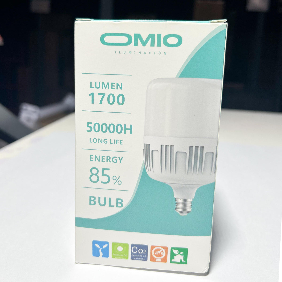 Lámpara Galponera Led Foco Bulbo 20 W Luz Fría