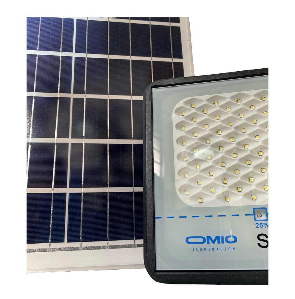 Reflector Solar Led Omio 100w Con Sensor Integrado