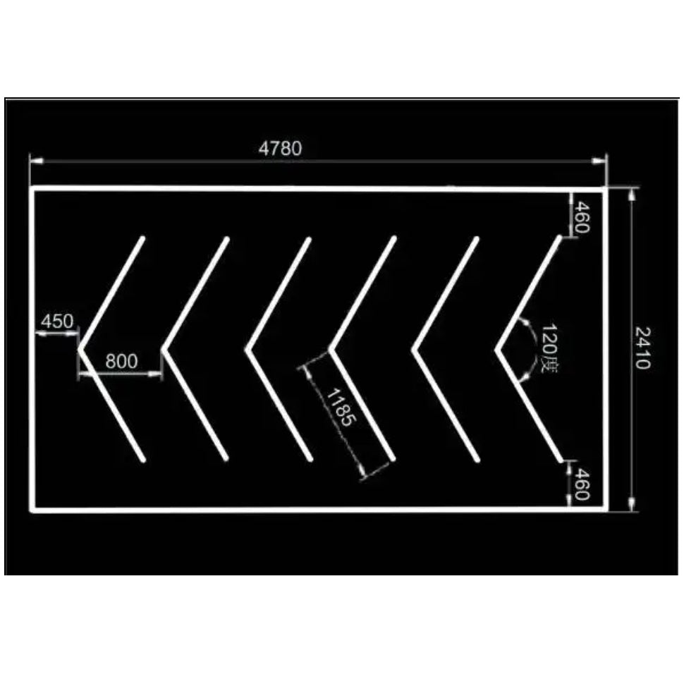 Panel Luz Led Detailing Gym Barberia Techo Pared