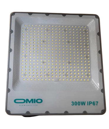 Reflector Led Omio 300 watts Policarbonato Frío Blanco