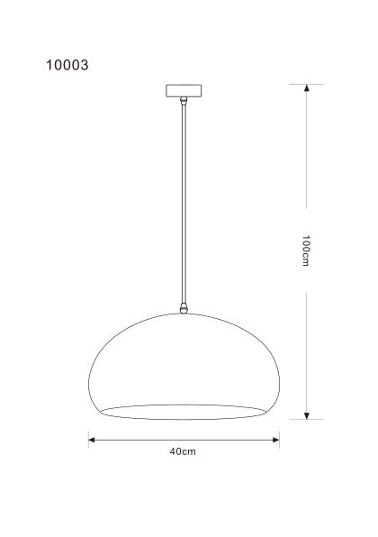 Colgante Omio Modelo Orbita Dorado