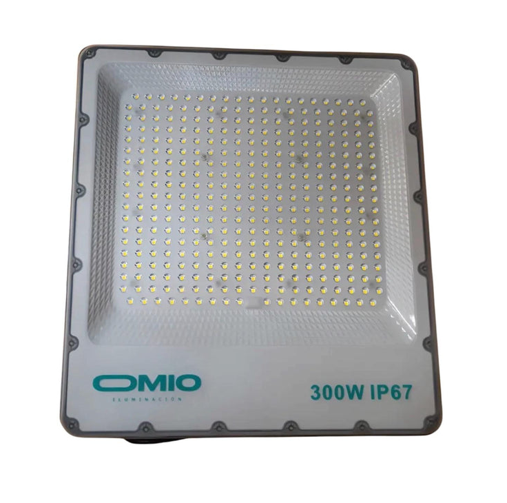 Reflector Led Omio 300 watts Policarbonato Frío Blanco