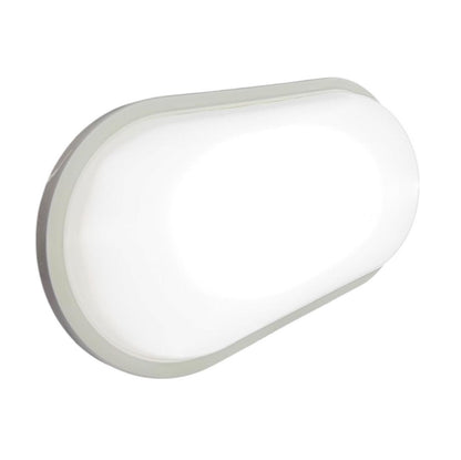 Aplique Tortuga Led Exterior Omio 20w Luz Fría Blanco Blanco