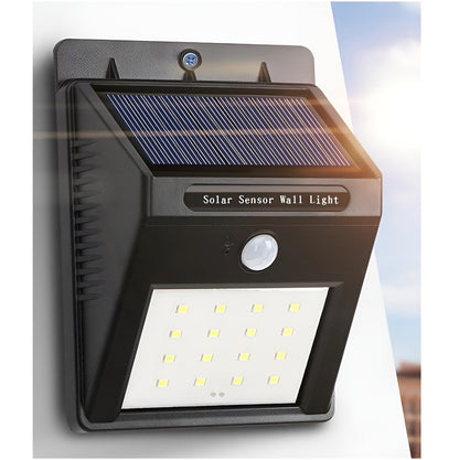 Aplique Led Solar Omio 5w 3000k Luz Cálida Rectangular