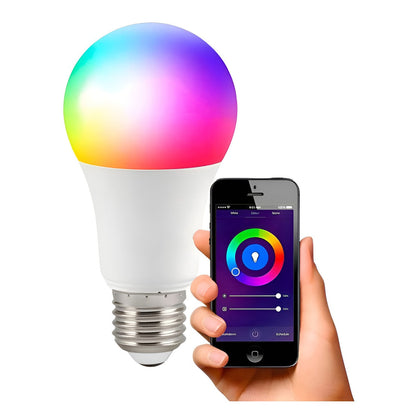Lámpara Led Omio 9w E27 Wifi Rgb Inteligente Cálida+fría