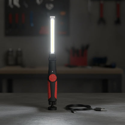 Linterna Led Magnética Recargable Dimmer Auto Taller Emerge