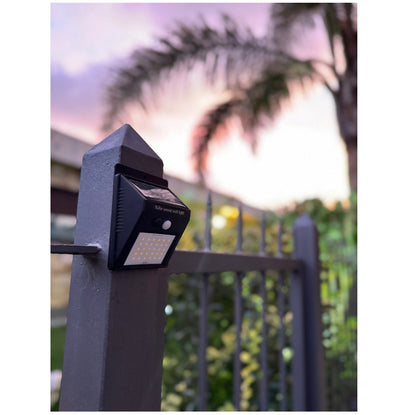 Aplique Led Solar Omio 5w 3000k Luz Cálida Rectangular