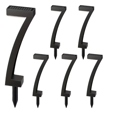 Lámpara Solar Led 7 Cálida Para Jardín - Pack De 6
