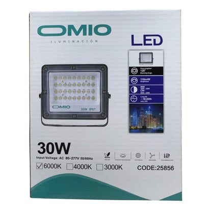 Reflector Led Omio 30w Policarbonato Frío/cálido