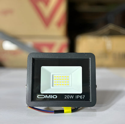 Reflector Led Omio Essential Led Miniflood 20w Cálido/frío