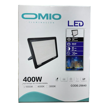 Foco Reflector Omio Para Ext/int Led 400w Luz Fria Lux