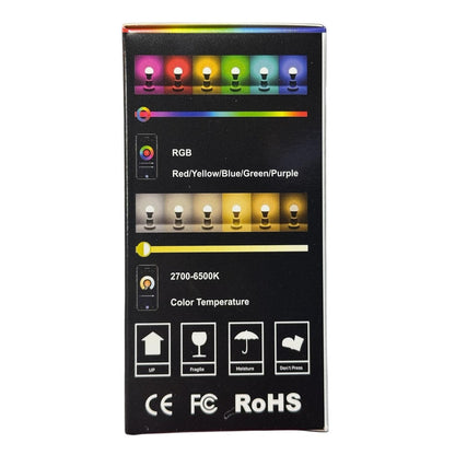 Lámpara Led Omio 9w E27 Wifi Rgb Inteligente Cálida+fría