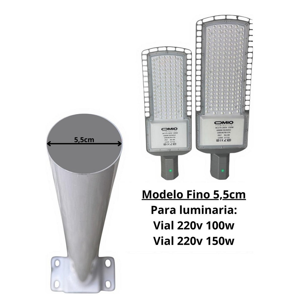 Soporte De Pared Brazo Para Luz Vial
