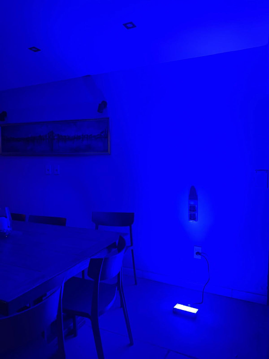 Foco Reflector Led Rgb 50w Lupa Difusor Policarbonato Omio