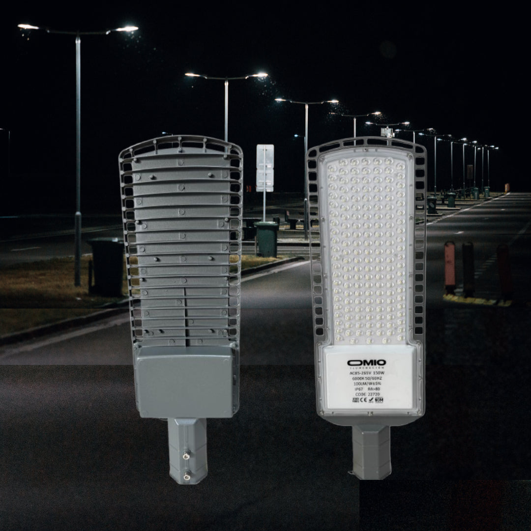 Luminaria Vial Led 150w Para Calle Caminos Y Senderos