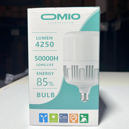 Lámpara Galponera Led Foco Bulbo 50 W Luz Fría