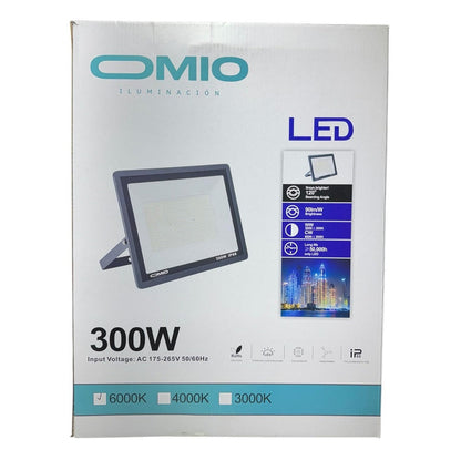 Foco Reflector Omio Para Ext/int Led 300w Luz Fria Lux