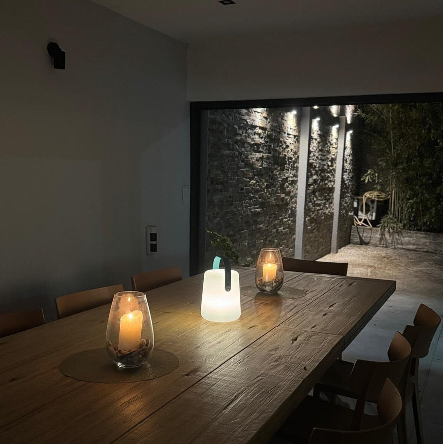 Lampara Exteriorjardin De Mesa Dimmerizable Luz Cálida