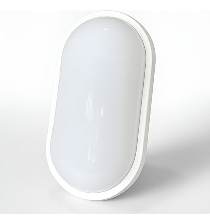 Aplique Tortuga Led Exterior Omio 20w Luz Fría Blanco Blanco