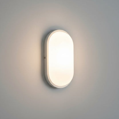 Aplique Tortuga Led Exterior Omio 20w Luz Fría Blanco Blanco