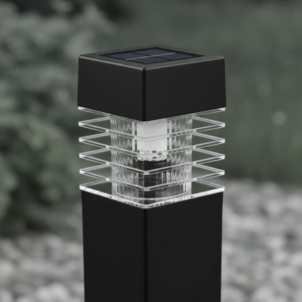 Farol Solar Led Exterior Jardín Omio Para Jardín - 1w Pincho