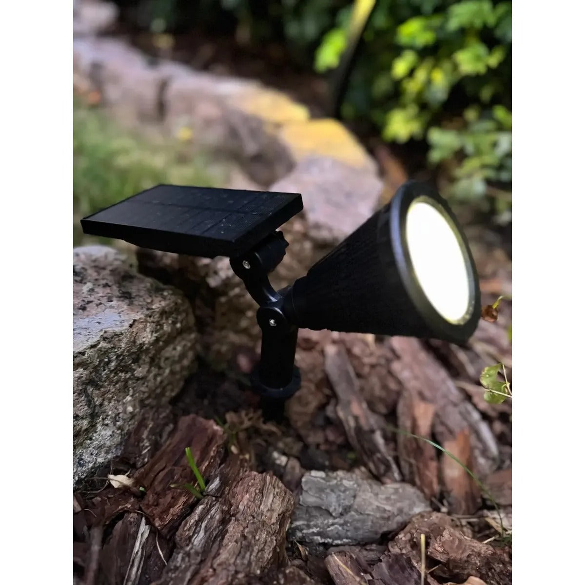 Lámpara Solar Exterior Led Omio Pincho Jardín Con Fotocélula