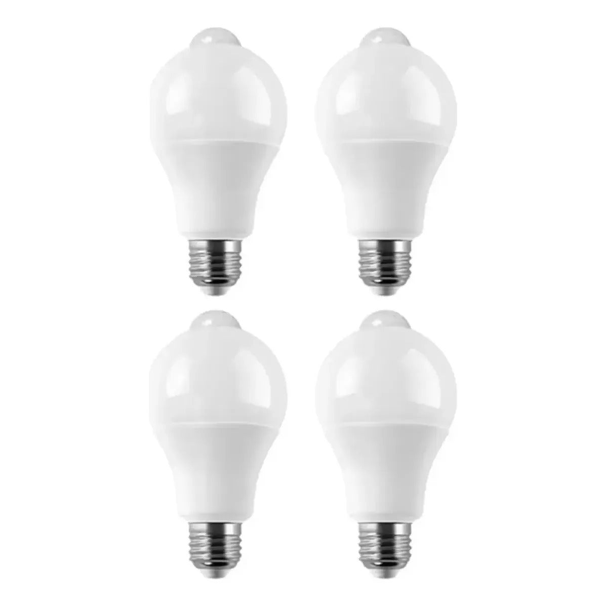 Lámpara Bulbo Led 7w Frío Sensor De Movimiento Y Fotocelula