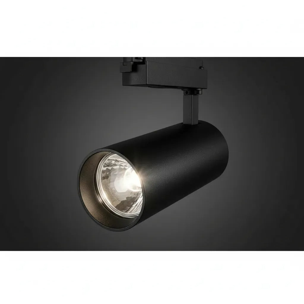 Omio Spot Led Para Riel 30 watts Aluminio Negro Driver Lifud