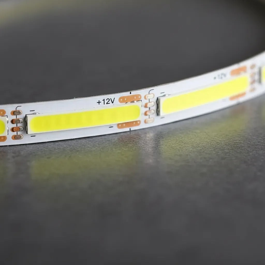 Cinta Tira Led Cob Omio Continua Interior 5m 14 watts Blanco Frío