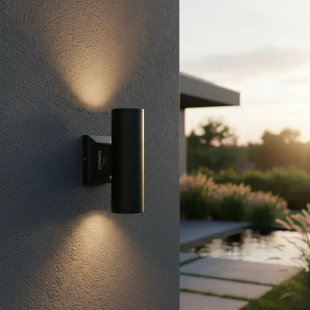 Luminaria Aplique De Pared Omio Luz Cálida Moderno