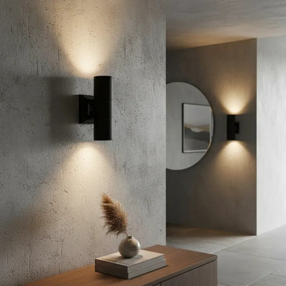Luminaria Aplique De Pared Omio Luz Cálida Moderno