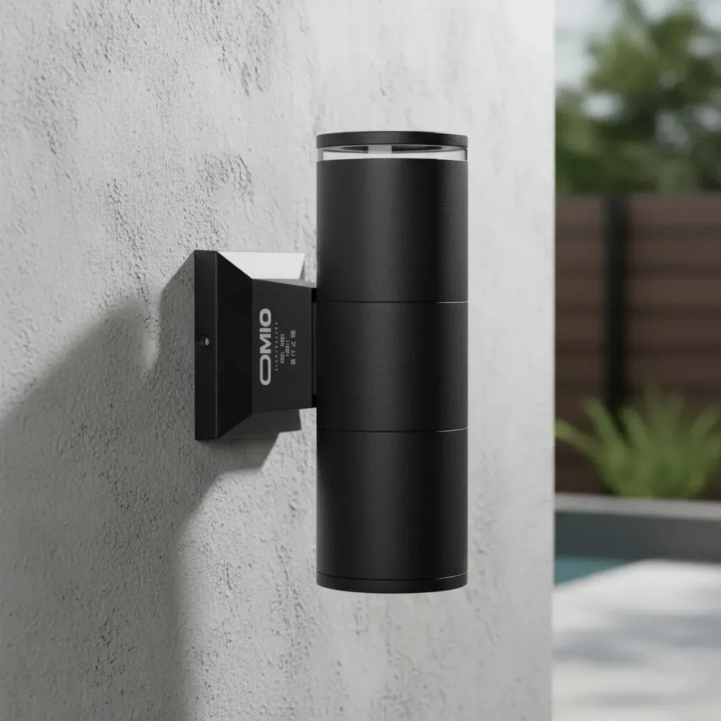 Luminaria Aplique De Pared Omio Luz Cálida Moderno