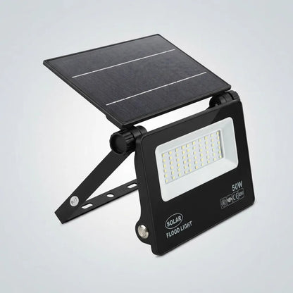 Reflector Solar 50 watts Con Panel Integrado Y Baterías