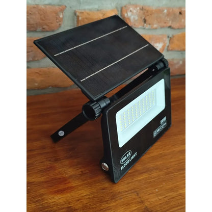 Reflector Solar 50 watts Con Panel Integrado Y Baterías
